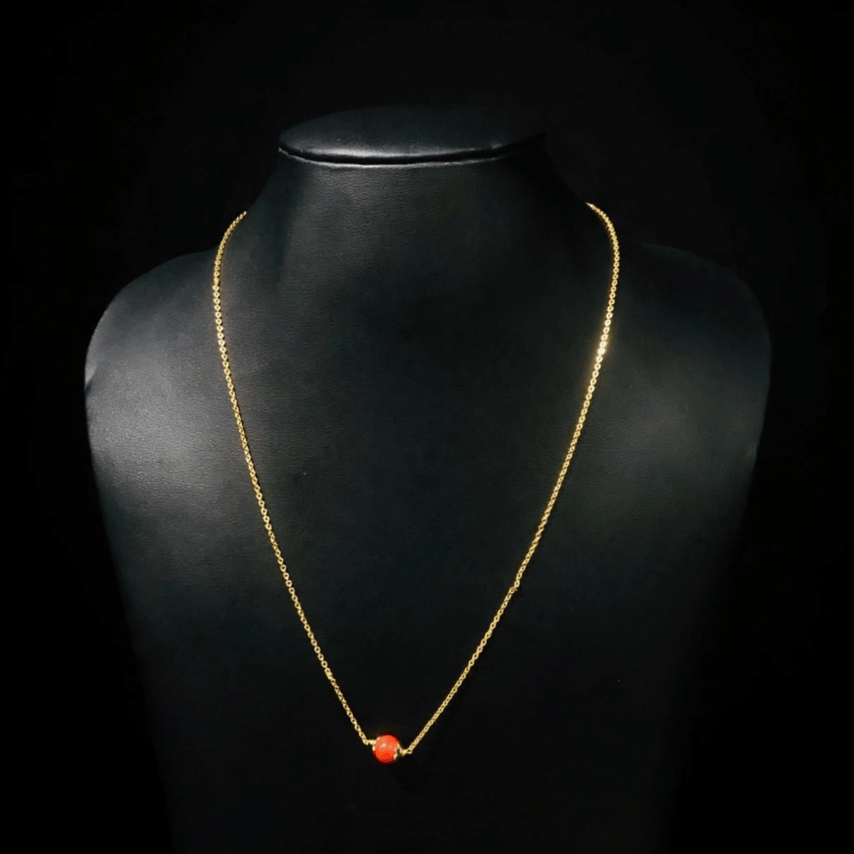 Single coral chain  - Gold Plated
