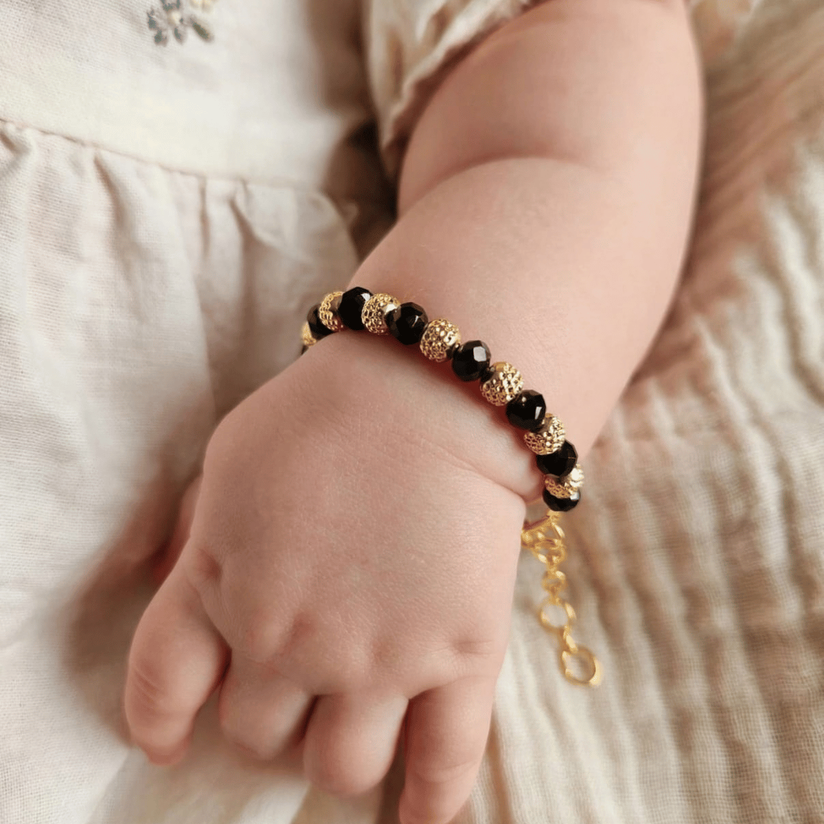 Black crystal baby Bracelet thumbnail 2