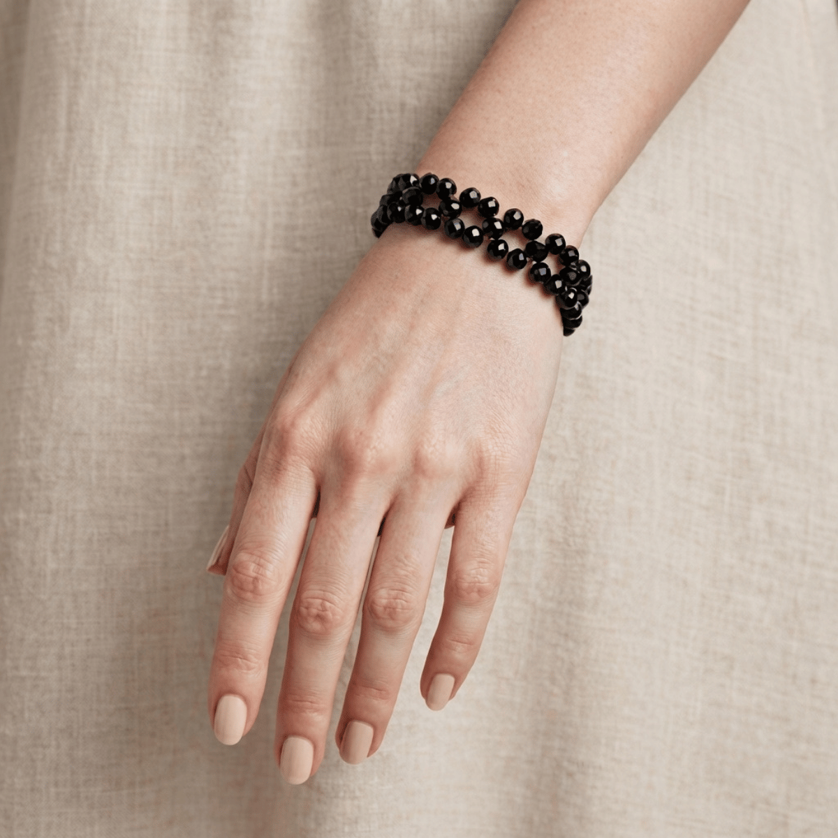 Black crystal bracelet  thumbnail 2